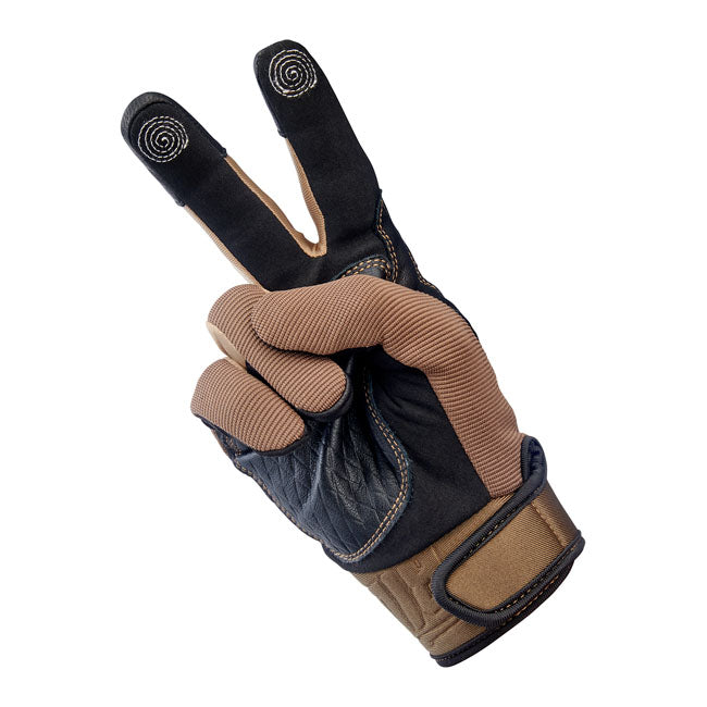 Biltwell Baja gloves chocolate/black