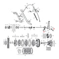 Screw, clutch release lever — 44-52 45" W models (NU)