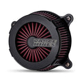 Vance & Hines, VO2 Cage fighter air cleaner kit. matte black — 16-17 Softail; 2017 FXDLS; 08-16 FLT/Touring; Trike. (e-throttle) (NU)