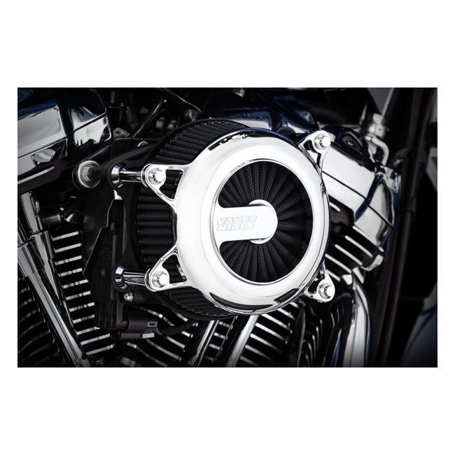 Vance & Hines, VO2 Rogue air cleaner kit. chrome — 16-17 Softail; 2017 FXDLS; 08-16 FLT/Touring; Trike. (e-throttle) (NU)