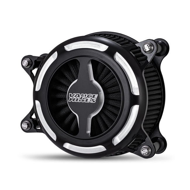 Vance & Hines, VO2 Blade air cleaner kit. contrast cut matte — 91-22 XL Sportster (Excl. XR1200)