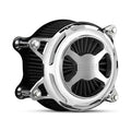 Vance & Hines, VO2 x air cleaner kit. chrome — 16-17 Softail; 2017 FXDLS; 08-16 FLT/Touring; Trike. (e-throttle) (NU)