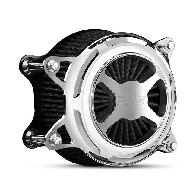Vance & Hines, VO2 x air cleaner kit. chrome — 91-22 XL Sportster (Excl. XR1200)