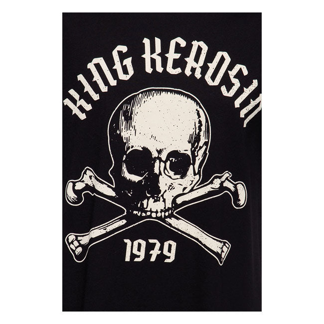 King Kerosin Skull Palma T-shirt black