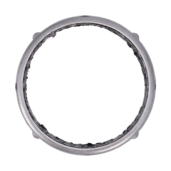 Gasket, muffler to header pipe — Softail: 18-24 FLSB with 2-1 exhaust (NU). Trikes: 21-25 Trikes