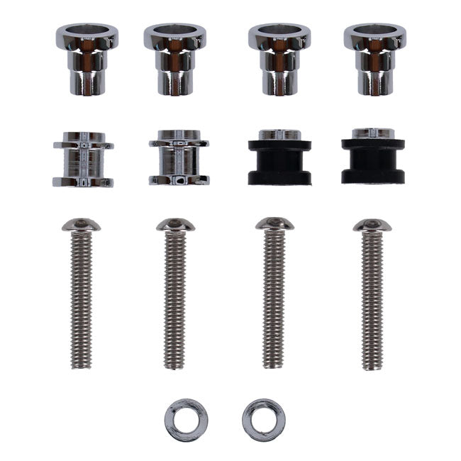 MCS, docking hardware kit. Chrome