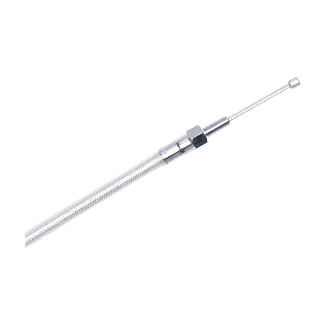 MCS, clutch cable 68" (173cm). Chrome — 86-22 XL Sportster; 08-12 XR1200 (NU)