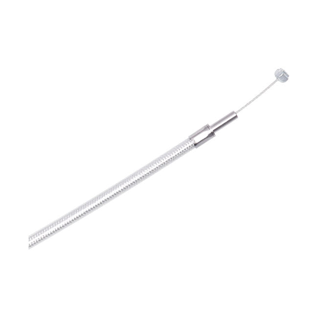 MCS, throttle cable 34" (86cm). Chrome