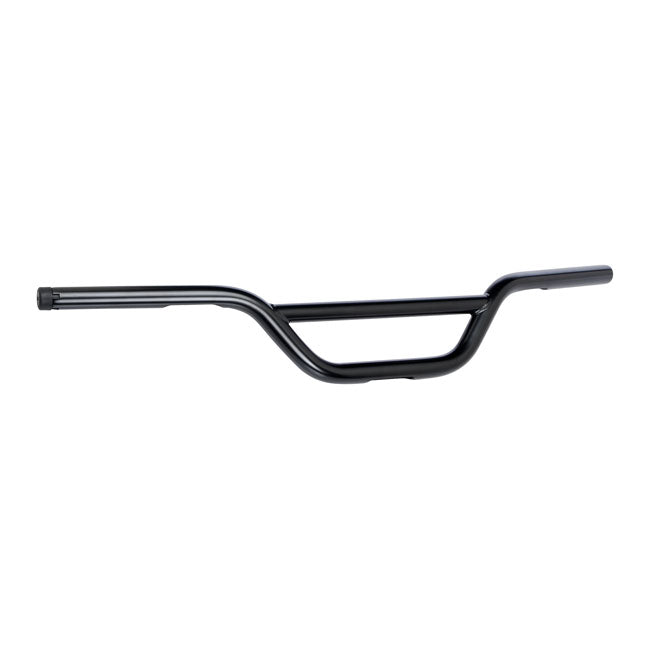 Biltwell 1" Moto bar black — 82-24 H-D mech. or e-throttle (excl. 88-11 Springers) with 1" I.D. risers