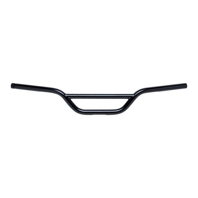 Biltwell 1" Moto bar black — 82-24 H-D mech. or e-throttle (excl. 88-11 Springers) with 1" I.D. risers