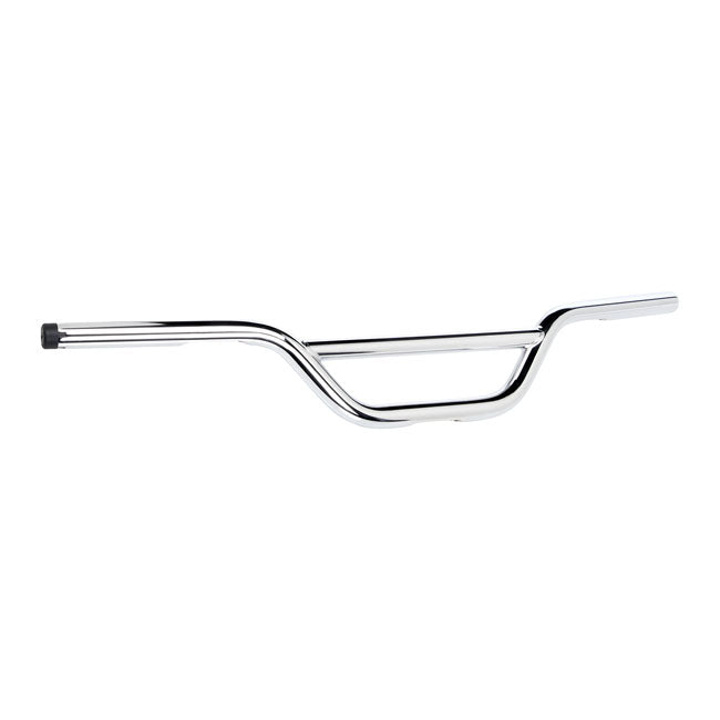 Biltwell 1" Moto bar chrome — 82-24 H-D mech. or e-throttle (excl. 88-11 Springers) with 1" I.D. risers (NU)