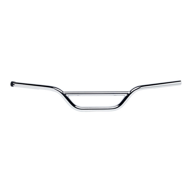Biltwell 1" Moto bar chrome — 82-24 H-D mech. or e-throttle (excl. 88-11 Springers) with 1" I.D. risers (NU)