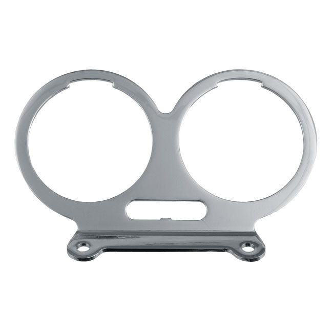 Mounting bracket, speedo & tachometer. Chrome — 92-93 XL. Models with dual instruments (NU)