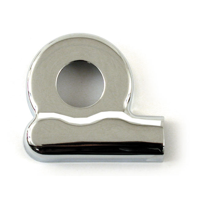 Speedo drive cover. Chrome — 87-95 FXR; XL Sportster. Models with 39mm fork tubes (NU)
