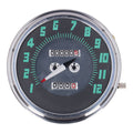 FL speedometer, ''48-61 face'', green. 1:1 mph