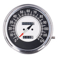 FL speedometer, ''68-72 face'', black/silver. 1:1 mph
