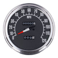 FL speedometer, ''74-84 face'', black. 2.21:1 mph