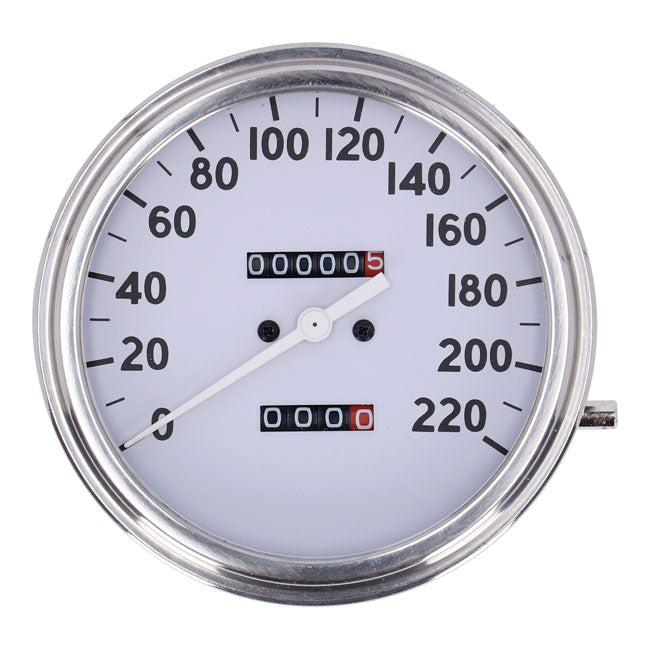 FL speedometer, ''36-40 face'', white. 1:1 kmh