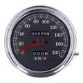 FL speedometer, ''85-up face'', black. 2:1 kmh