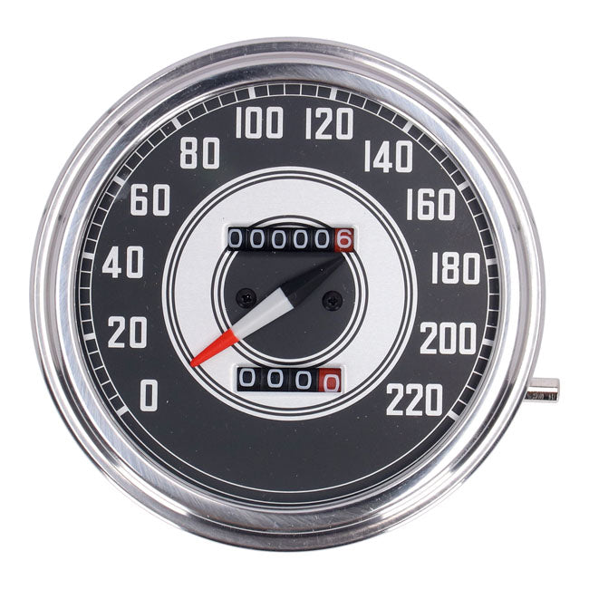 FL speedometer, ''41-45 face'', silver/black. 1:1 kmh