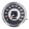FL speedometer, ''41-45 face'', silver/black. 2:1 kmh