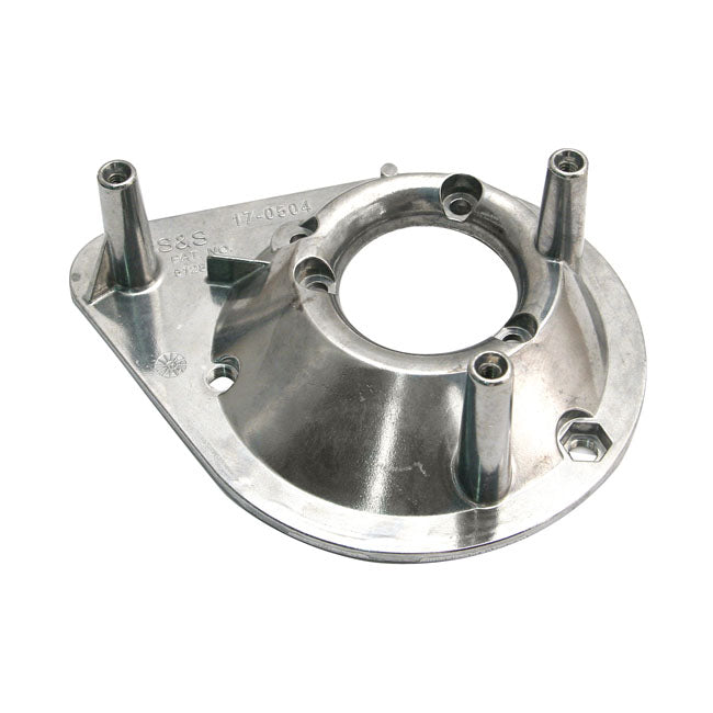 S&S, back plate for S&S E/G air cleaner cover — 55-84 Big Twin; 57-85 XL Sportster (NU)