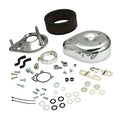 S&S, teardrop air cleaner assembly. Chrome — 91-06 XL Sportster with CV carburetor (NU)
