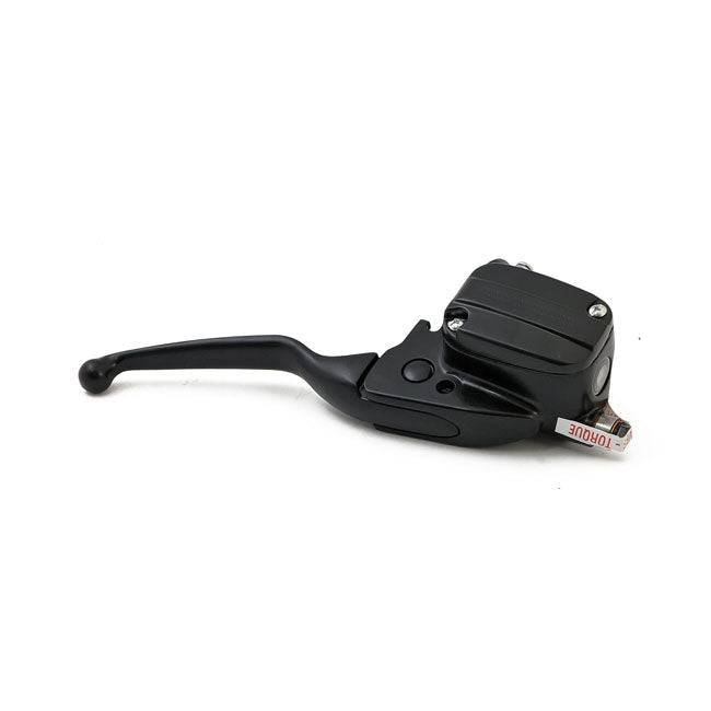 Handlebar master cylinder assembly, 15mm bore — 08-25 Touring (excl. 23-25 FLTRXSE; 24-25 FLTRXSTSE; 23-25 FLHXSE; 24-25 FLHX; 2025 FLHXU; 24-25 FLTRX; 09-13 &18-25 Trikes; 08-17 V-Rod (NU)