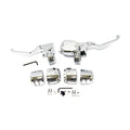 Handlebar control kit chrome 14mm bore — 07-13 XL Sportster (NU)
