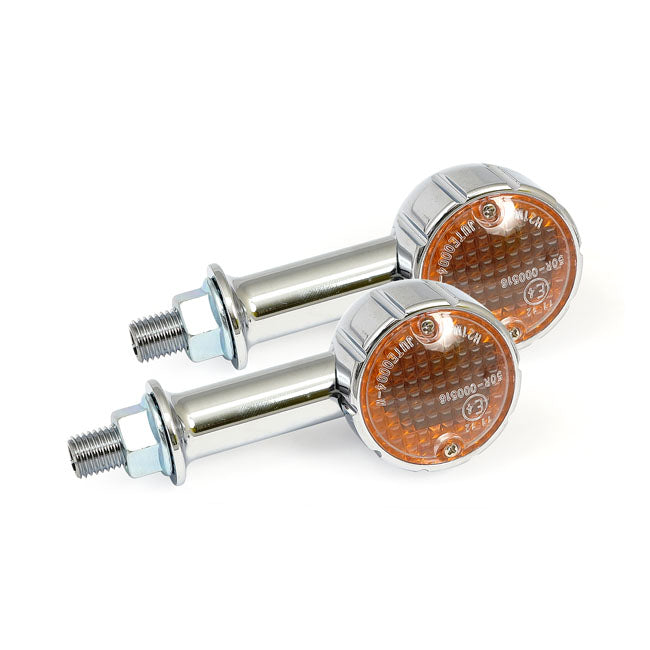 Arizona, halogen turn signals. Chrome. 40mm stem