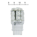 Superflux #194 LED miniature bulb. White light, glass base — 941129