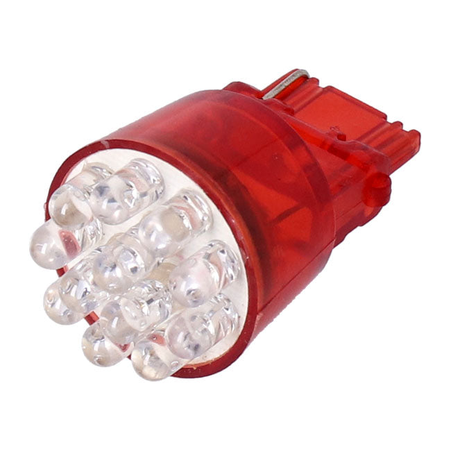LED wedge turn signal bulb #3156 base. Red light — 941167