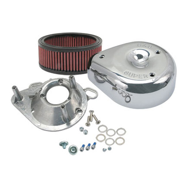 S&S, 52mm single bore fi aircleaner kit
