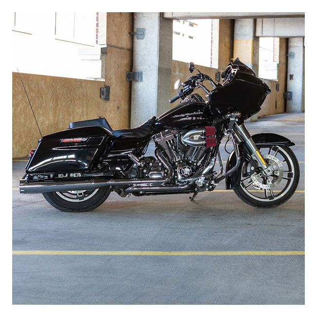 S&S, tuned induction air cleaner kit. Stainless — 16-17 Softail; 2017 FXDLS; 08-16 FLT/Touring; Trike. (e-throttle). Will not fit models with fairing lower glove boxes and/or all Twin Cooled models (NU)