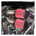 S&S, tuned induction air cleaner kit. Stainless — 16-17 Softail; 2017 FXDLS; 08-16 FLT/Touring; Trike. (e-throttle). Will not fit models with fairing lower glove boxes and/or all Twin Cooled models (NU)