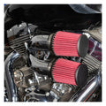 S&S, tuned induction air cleaner kit. Chrome — 16-17 Softail; 2017 FXDLS; 08-16 FLT/Touring; Trike. (e-throttle). Will not fit models with fairing lower glove boxes and/or all Twin Cooled models (NU)
