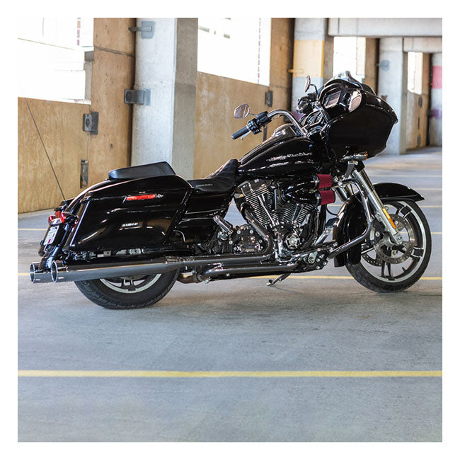 S&S, tuned induction air cleaner kit. Black — 16-17 Softail; 2017 FXDLS; 08-16 FLT/Touring; Trike. (e-throttle). Will not fit models with fairing lower glove boxes and/or all Twin Cooled models (NU)