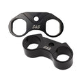 S&S, tappet cuff set. Billet aluminum, black — 06-22 XL Sportster (NU)