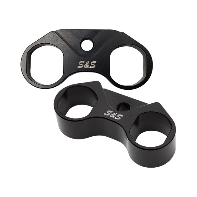 S&S, tappet cuff set. Billet aluminum, black — 06-22 XL Sportster (NU)
