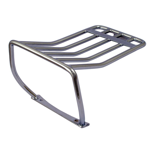 Luggage rack, for bobbed rear fender. Chrome — 06-11 FXST (Excl. 00-07 FXSTD) (NU)