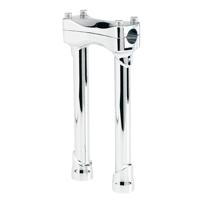 Biltwell Murdock risers 10" chrome