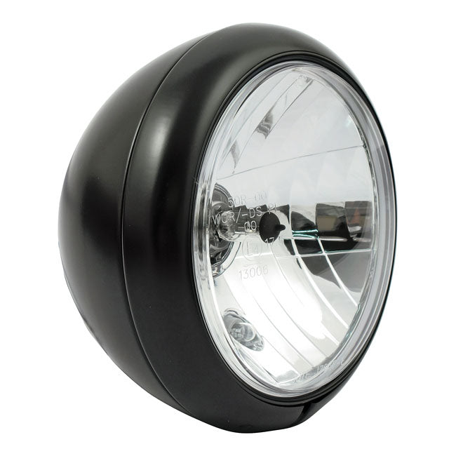 7" gladiator FL style H4 headlamp. Black