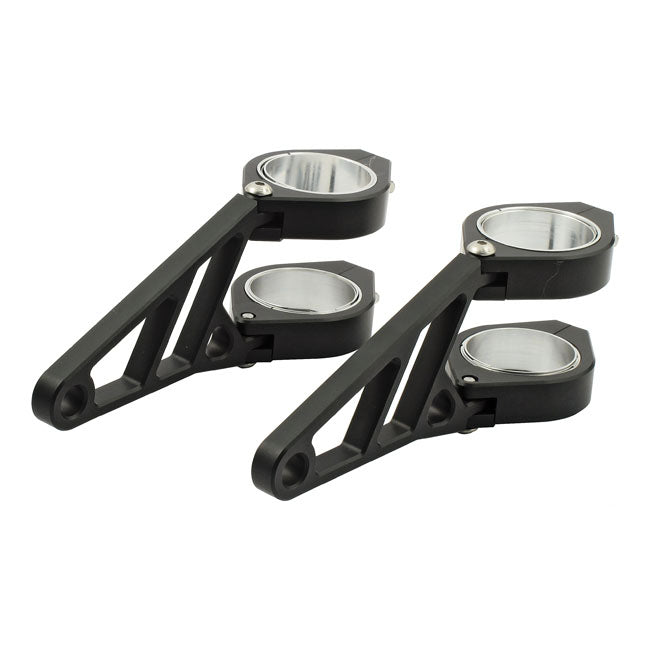 Fingers, adj. headlamp bracket assembly 42-43mm. Black
