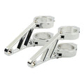 Fingers, adj. headlamp bracket assembly 42-43mm. Chrome