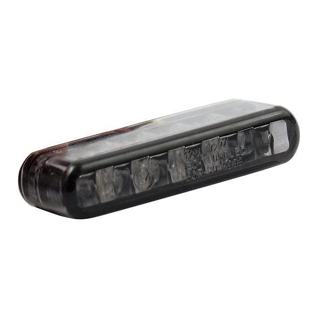 Shorty LED taillight. horizontal use. Smoke lens