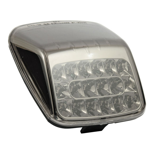 Laydown ''spider'' LED taillight. Light smoke lens