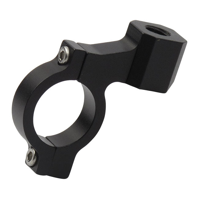 Cnc mirror clamp 10mm threaded. Black