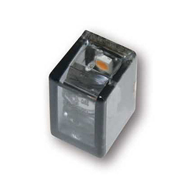 Cube-V mini turn signals 2 LEDs. Smoke lens — Universal