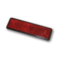 Universal B-Seen reflector. Rectangular. 94x28mm. Red — 943480
