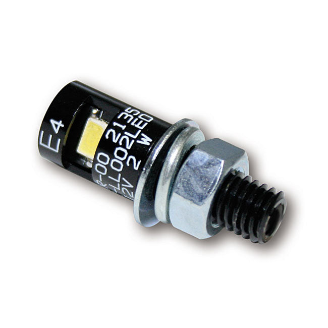 Burdett, LED license plate mount bolt. Black